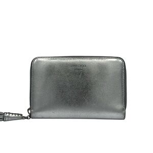 Jimmy Choo Metallic Silver Wallet